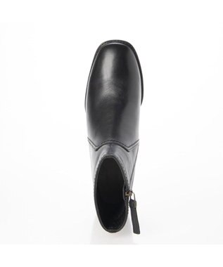 ing <ing>【WEB限定】スクエアトゥショートブーツ ブラック