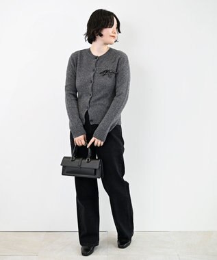 woadblue ＜坪田あさみさんコラボ＞SALUU サルーノアール /デニムパンツ ブラック BLACK