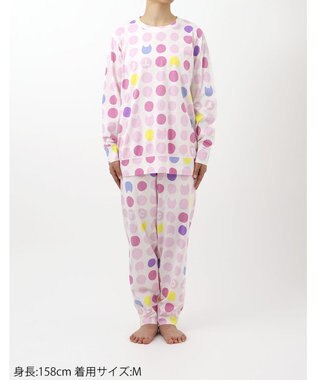 tsumori chisato SLEEP ツモリチサト パジャマ 長袖 長ズボン ルームウェア 綿100%(本体) 天竺素材 薄手 上下セット かぶりタイプ tsumori chisato SLEEP UDX554 /ワコール ピンク