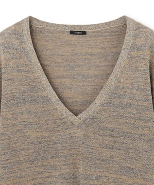 JOSEPH 【洗える】ルレックス　Vネックニット Metallic Spark