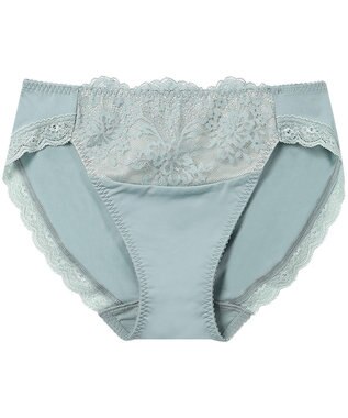 Wing ショーツ アウターにひびきにくい KB3000とペア やさしいフィット感 【ナチュラルアップブラ】 はきこみ丈あさめ KF3010 ウイング／ワコール グレイッシュブルー