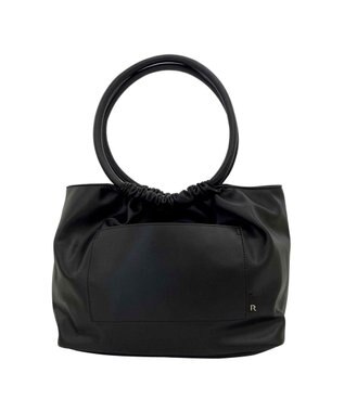 ROOTOTE 1251【合皮ギャザートート】LT.デリ.クランプリー-A 04：ブラック