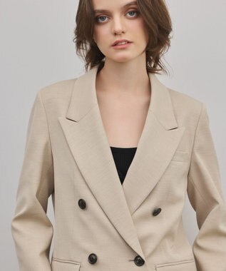 GRACE CONTINENTAL ピークドダブルジャケット