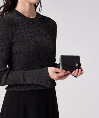 Paul Smith ラブレター がま口3つ折り ブラック