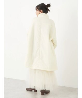 earth music&ecology モンスターコート Ivory