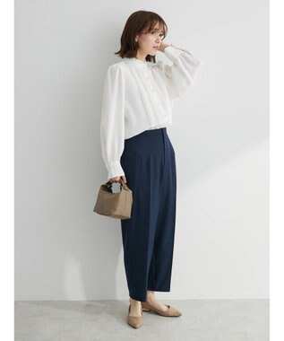 Green Parks アンクル丈／選べる美脚みえパンツ Dark Navy