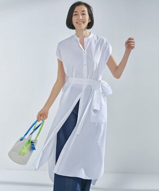 自由区 【丈が選べる！】カスタマイズ シャツワンピース 116㎝