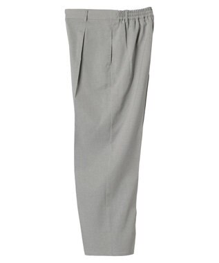 Green Parks 接触冷感　きれいシルエットパンツ（ワイド） Light Gray