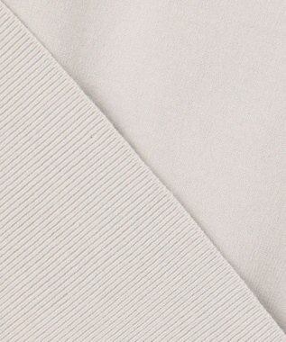 J.PRESS LADIES L 【洗える】RAYON STRETCH PLAIN Vネック カーディガン ライトグレー系