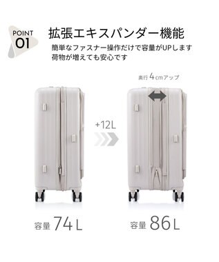 Samsonite アメリカンツーリスター スーツケース 74L(/86L) トラント スピナー68 TRANTO ワームグレー