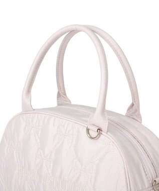 Maison de FLEUR リボンキルティング2Wayボストンバッグ Pink