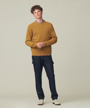 J.PRESS MEN 【WEB限定】クルーネックニット イエロー系