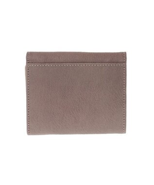 genten 【新型】フレスコ 三つ折り財布 ローズグレー