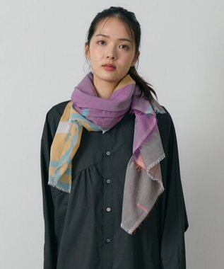 POLS 極細コットンストール パープル