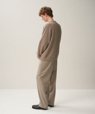 ATON LAMBS WOOL | クルーネックセーター - UNISEX BEIGE