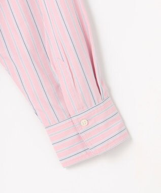 ANY オーバーサイズシャツ ピンクストライプ