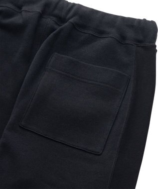 HAAG スマイルコットン SIDE RIB SWEAT PANTS スウェットパンツ ブラック