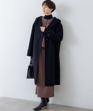 23区 【洗える】ツイーディーカラーミックス ハーフスリーブ ブラウス レッドミックス