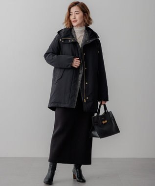 23区 S 【Oggi1月号/CLASSY.11月号掲載】スムージーコットン タートルネック ニット ベージュ系