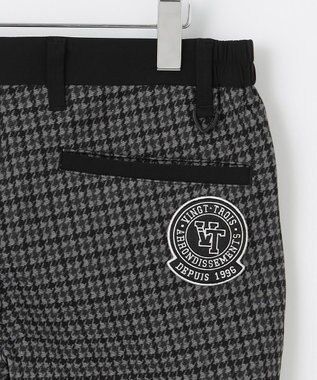 23区GOLF 【MEN】ガンクラブチェックプリントパンツ ブラック系3