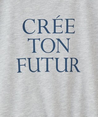 Green Parks ウエストドロストドッキングロゴプルオーバー Gray Mixture