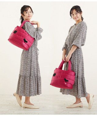 ROOTOTE 9065【ネコアップリケ付き】/ LT.フェザールーデリ.キャット-21 03：オールドローズ