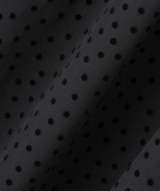 23区 【APPLAUDIR】シアードットフロッキー ボウタイリボンドレス ブラック系