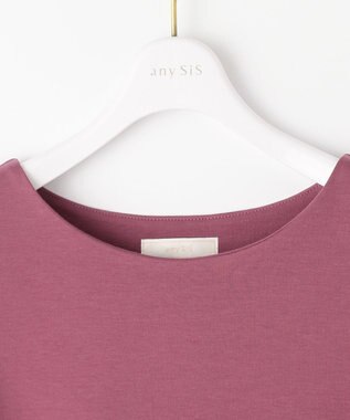 ANY SIS S 【洗える】マジョリカスリーブ プルオーバー プラム