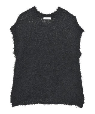 Green Parks ・ｓｗｉｎｇ　ｂｙ　チュールヤーンワイドプルオーバー Black