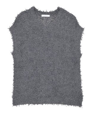 Green Parks ・ｓｗｉｎｇ　ｂｙ　チュールヤーンワイドプルオーバー Charcoal Gray