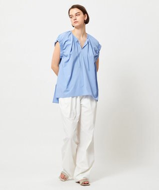 BEIGE， 【好評につき追加生産決定！】YANN / ワイドパンツ White