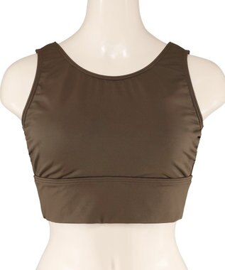 San-ai Resort（三愛水着楽園） 【インポートファブリック】　ブラトップ　上下別売り　M・L　【Reir（レイール）】 カーキ