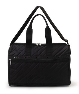 LeSportsac DELUXE MED WEEKENDER/ラインデボスブラック ラインデボスブラック