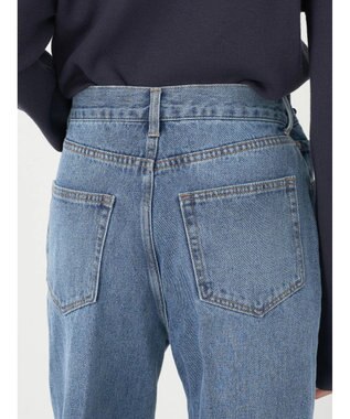 earth music&ecology センタープレスデニムパンツ Light Indigo