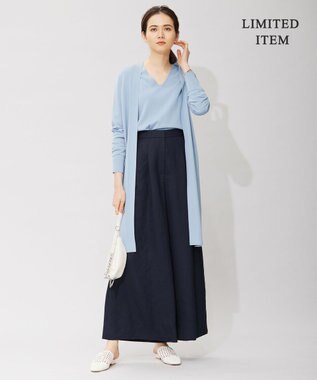 ICB 【WEB限定】 Slub タックパンツ ネイビー系