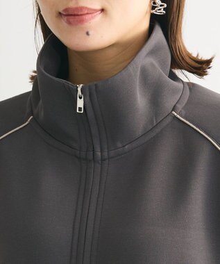 Green Parks コードラインスタンドカットブルゾン Charcoal Gray