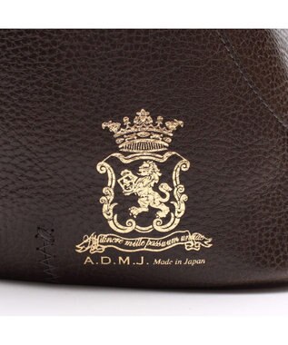 A.D.M.J. 【牛革】ノーブルファスナートート25cm(Dカン＋) GRIGIO