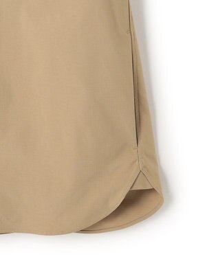 J.PRESS YORK STREET 【UNISEX】リップストップ半袖シャツ ベージュ系