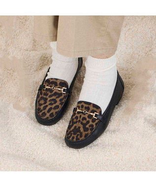 ing <ing>【3E】【サスティナブル】ビット付きモカシューズ ブラウンミックス