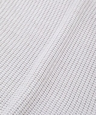 earth music&ecology 【毛玉防止 / 洗濯機洗い可】アンチピリングクロスネックルーズニット Gray