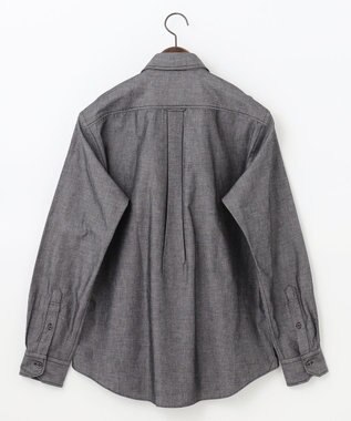 JOSEPH ABBOUD 【JOE COTTON使用】オーガニックコットンダンガリー シャツ ブラック系