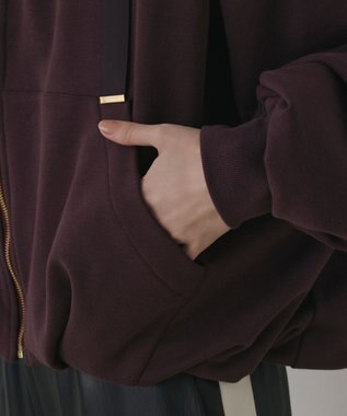 GRACE CONTINENTAL バル－ン裏毛パ－カ－ ブラウン