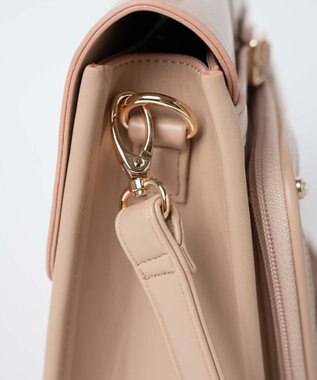 WEGO 【痛バ＆推し活グッズ】レターフラップ痛ショルダー ベージュ