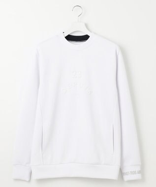 23区GOLF 【MEN】オックスダンボール  プルオーバー ホワイト系