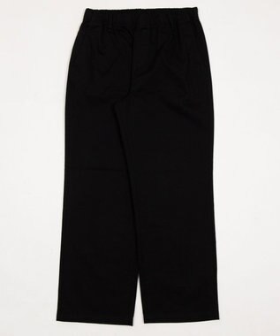 WEGO 【ユニセックス着用ITEM/XSSMLサイズ展開/ウエストゴム】ユルフィットコットンイージーパンツ ブラック