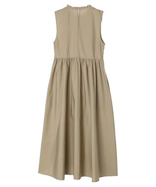 Green Parks ・Ｄｏｕｂｌｅ　Ｆｌａｇｓ　シャーリングノースリワンピ Beige