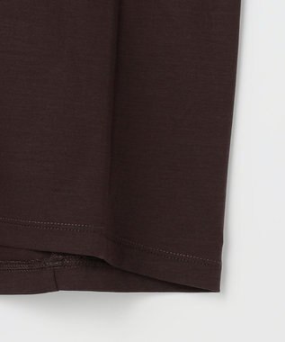 ANY SIS S 【シルクタッチさら魅せTシャツ】袖フレア プルオーバー ブラウン