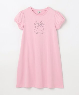 ANY KIDS チュールキャミソール付き ワンピース ピンク