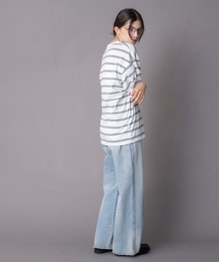 WEGO 【機能T】接触冷感マルチボーダーT（SS） ホワイト