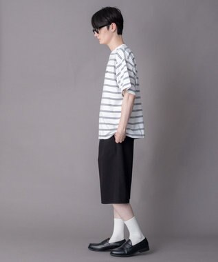 WEGO 【機能T】接触冷感マルチボーダーT（SS） ホワイト